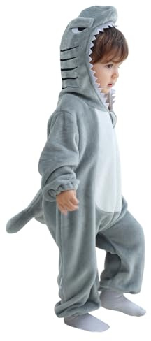 MivBuks Animal Costume for Baby Costume for Boy Halloween Costumes Infant Soft Jumpsuit Flannel Romper Kids Cosplay Costumes