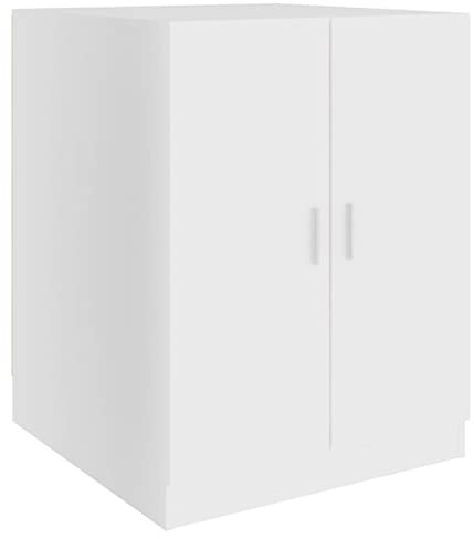 Gecheer Mobile per Lavatrice, Design Elegante, Linee Pulite, Robusto, Durevole, con 2 Ante Organizzate, Facile da Pulire, for Bagno