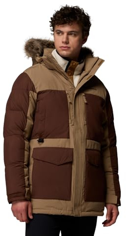 Columbia Marquam Peak Fusion II Parka, Omni-Heat Infinity, Omni-Shield Repellency, Isolamento riciclato, Resistente all'acqua, Cappuccio regolabile, Tasche di sicurezza con cerniera - da uomo