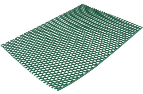 TOBBOMEY 1 Stück Haustiermatte Käfig Isolationsunterlage Sicher Einfach Zu Bedienen Haustierkäfig Grundplatte Grün 30cm X 45cm