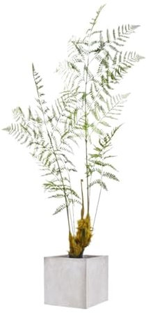 árbol Falso Árbol Falso de Helecho Artificial con Espinas o sin Espinas, Plantas Falsas de Tronco en Maceta de Planta Verde Falsa Plantas caseras(180cm)