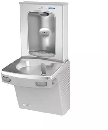Drinking Fountain, Sensor, Wall, Silver