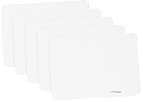 Veemoon Cd Disc Cleaner Microfibre Cleaning Cloths 5pcs White for Vinyl Records Screen Cleaning and Travel Use