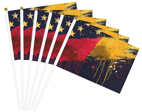 Bandera de Venezuela impresa de mano ligera para fiestas, eventos, decoración, desfile, actividades deportivas, fácil de montar
