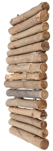 Cabilock Refugio para Reptiles de Madera Palitos Naturales, Cueva para Tortugas y Lagartos, Escondite Ecológico para Terrarios, Plataforma de Descanso para Mascotas Reptiles, Decoración