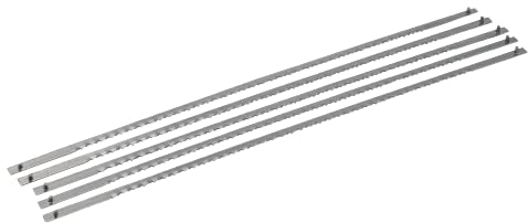 Bahco 303-5P, Lama per sega da traforo, 165 mm, 15 TPI, confezione da 5