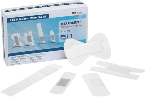 Alumed Pflastersortiment, Schachtel, 50 Stück