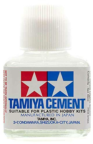 TAMIYA CEMENT (40ML) für Modellbau - Adhäsiv für Plastikmodelle
