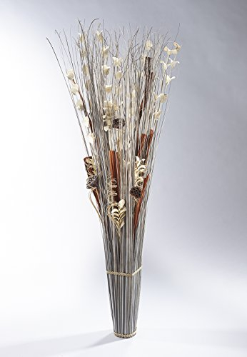 Kobolo XXL Dekobündel weiß braun 150 cm