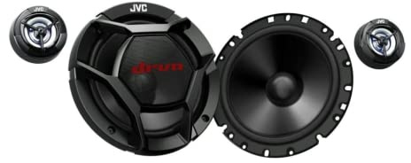 JVC CS-DR1700C altoparlanti a due vie da 17 cm a componenti separati, Potenza di picco 360 W/RMS 55 W, Risposta in frequenza 66 Hz - 23,8 kHz, Pressione sonora: 88 dB/W.m, Nero