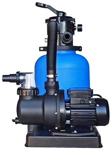 well2wellness Système de Filtre à Sable pour Piscine ECO Ø300mm avec Pompe de Filtration SPS 75-1 avec 6m³ / h