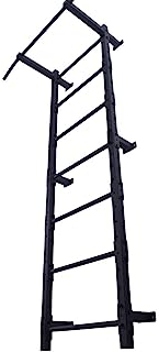 Sprossenwand Fitness Kletterwand Turnwand Sport Turngerät Schwarz