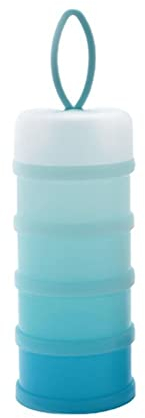 Baby Milk Powder Dispenser Pot, 4 Layer Formula Milk Storage Container Portable Food Storage Containers,Milk Powder Storage Pot, Food, Snacks, Powder Container for Travel and Outdoor Activities