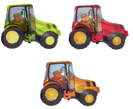 Jätte superformade folieballonger XL stor barns födelsedagsfest (traktor 94 cm)