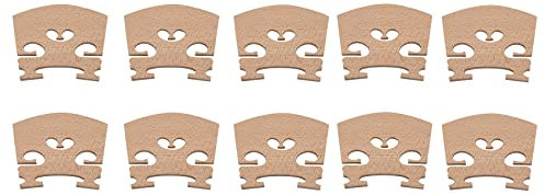 10 Stücke Ahorn 4/4 Volle Größe Violine Brücke Qin Code Violine Zubehör