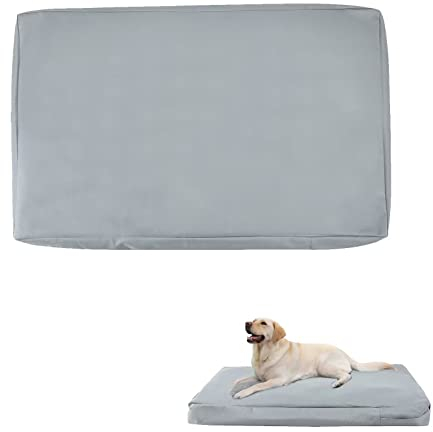 Nogsay Bezüge für Hundebetten,Ersatz Bezug für Hundebett,Wasserdicht Waschbar Abnehmbare Haustierbett Hundematte Hundematratze Bezug für Hundekissen mit Reißverschlüssen,Dog Bed Cover Only