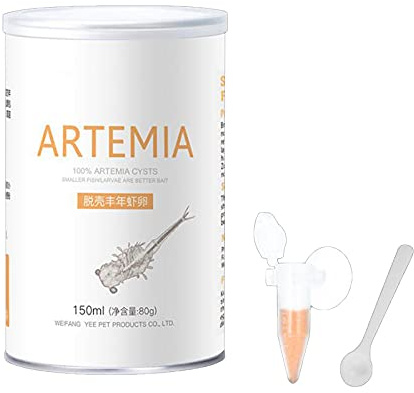 Mumuve Artemia Sgusciare Uova Salamoia Gamberetti Sgusciatura Eggfood Per Pesci Bambino Mangime Cibo Sgusciato Salamoia Gamberetti Uova Pesce Per Serbatoio Su Acquario Tropico Pesce Cibo