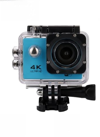 Telecamere d'azione 4K Ultra. HD Mini Action Camera, Schermo da 2,0 Sport WiFi DV. Fotocamera, fotocamera impermeabile subacquea, telecamere del casco for motocicli Custodia impermeabile e resistente