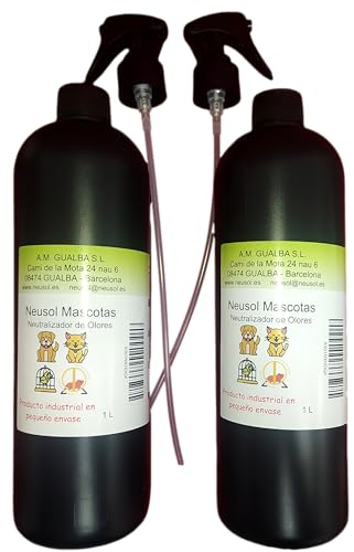 Neusol Mascotas - Haustiere - Geruchsvernichter Urin Kot Erbrochenes... Hunde Katzen - Geruchsentferner - Urin-Geruchsneutralisierer (2L)