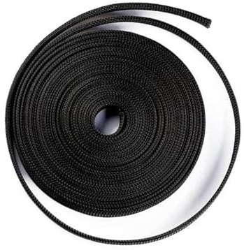 16ft - 1/2 inch PET Expandable Braided Sleeving Braided Cable Sleeve Cord Protector Wire Loom Tubing Cable Sleeve Split Sleeving for Power Cord Audio Video Cable Protect Cat from Chewing