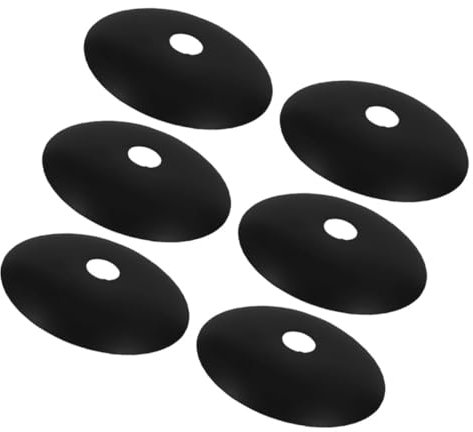 UKCOCO 6 Piezas De Bandejas De Base Para Candelabro Piezas De Dosel Soportes De Montaje Para Luminarias De Techo Placa De Montaje Para Luminarias Placa De Dosel De Metal Hierro