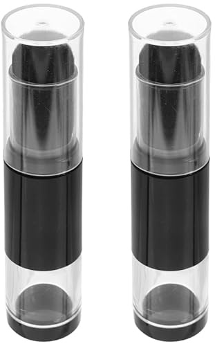 WRITWAA Refillable Powder Brush with Press Dispense Bottle Soft Bristle Foundation Brush and Blush for Travel Makeup Touch-Ups Portable Powder Applicator for Loose Cosmetic Bag Use