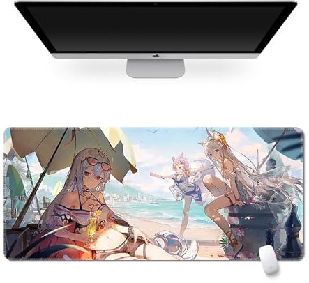 HDkxbf Alfombrilla De Ratón For Juegos De Anime, Ordenador Portátil, Alfombrilla De Escritorio De Anime, Impermeable Y Antideslizante(MRFZ-17,900x400mm)
