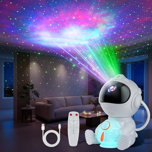 Swoieltr Astronaut Galaxy Projector, Star Projector with 8 Nebula Modes
