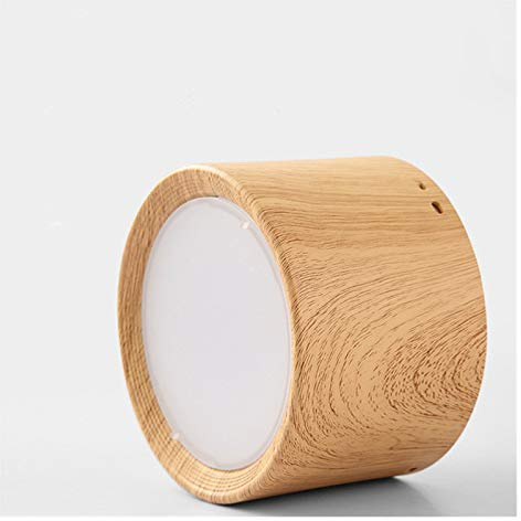 Dimmable 12W Warm White Ceiling Light 5W Wood Surface Mounted Spotlight Modern Indoor Lighting Fixture for Bars Restaurants and Home Decor.