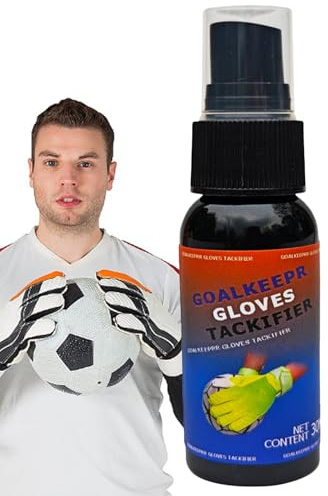 Vgvgaj Spray de préhension pour gants de football - 30 ml - Renforcement de la poignée des gants de football - Spray adhésif pour chaussures à crampons - Entraînement jeunes, et adultes