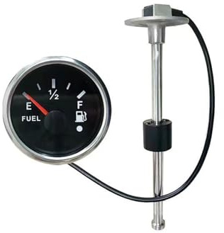 Sensor de nivel de combustible Sensor de nivel combustible universal, flotador, indicador, unidad transmisora for tanque vehículo, camión o automóvil para coche, camión, barco(215mm)