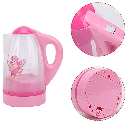 Yctze Electric Kettle Toy, Safe Mini Simulation Childrens Kitchen Appliance Toy, Lightweight Plastic , Ideal for Kids Boys Girls Ages 3+ (Electric kettle 3521-21)
