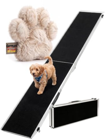Petigi Hunderampe Hundetreppe, Auto Rampe Einstiegshilfe für Hunde