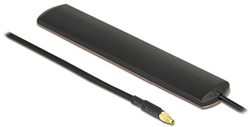DeLOCK 89525 Omnidirektionale Antenne MMCX 3dBi Netzwerk-Antenne - Netzwerk-Antennen (3 dBi, 0.69 - 0.96 / 1.71 - 2.7, 50 Ohm, Omnidirektionale Antenne, MMCX, Vertikale Polarisation)