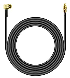 Vecys SMB Cable DAB Car Radio Antenna SMB Socket to SMB Plug Adapter Cable RG174 6.56 feet DAB DAB + Antenna Extension Cable