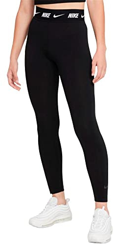 Nike Damen W Nsw Club Hw Lggng Leggings, Schwarz, S EU