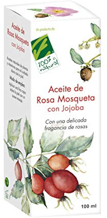 Aceite de Rosa Mosqueta con Jojoba. Con una delicada fragancia de Rosas. 100 ml.