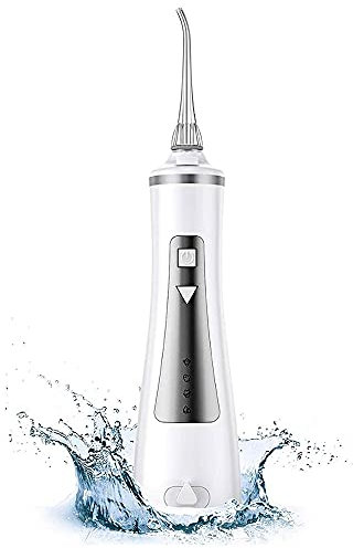 NCRD Flosser Water Birdless for i denti, 250 ml Professional Dental Irrigator orale, portatile e ricaricabile IPX7 impermeabile potente batteria durata della batteria for la casa for viaggi domestici,