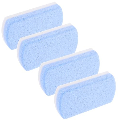 Cabilock Juego de 4 Piezas de Piedra Pómez de Vidrio para Pedicura, Removedor de Callos y Exfoliación, Herramienta Profesional para Cuidado de Pies y Eliminación de Piel Dura