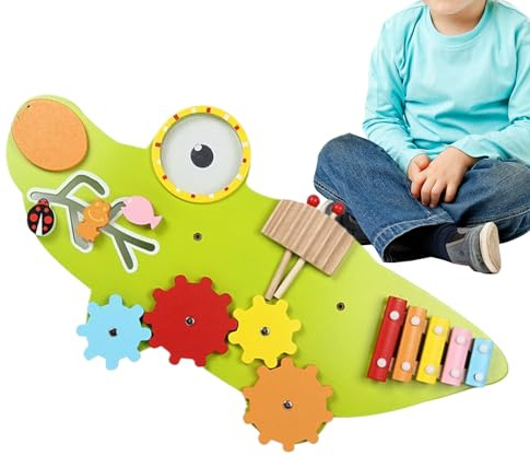 Generisch Wand Sensorik Board, Spielzeug für die frühkindliche Entwicklung, Aktivitätscenter Zur Wandmontage, für Kinder Mädchen und für Zuhause Vorschule Kindergarten Kinderkrippe und Klassenzimmer