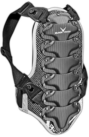 Black Crevice Rückenprotektor für Kinder, Jugendliche und Erwachsene, BCR035344, schwarz, Gr. M