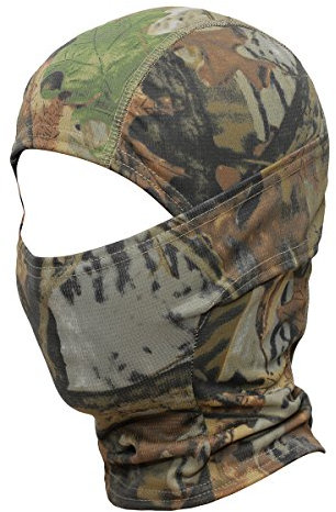 WTACTFUL Camouflage Cover Balaclava Hood Ninja Outdoor Cycling Motorcycle Hiking Climbing Hunting Helmet liner Gear Full Face Mask for Summer Sports SC-02