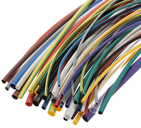 Heat Shrink Shrinking Tubing Tube Wire Wrap Cable Sleeve Kit Set for Electrical Wire Cable Wrap Assortment Electric (55Pcs)
