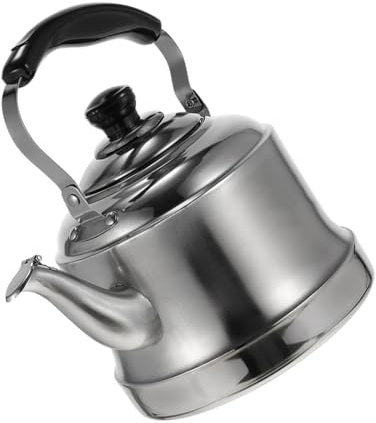 Yardwe 3L Stainless Steel Whistling Teapot, Whistling Teapot Tea Kettle, for Gas Stoves, Stoves Top