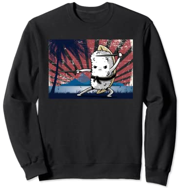 Dolchmesser - Lustiges japanisches Sushi Sweatshirt