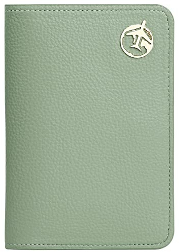 Lychii Leather Passport Wallet for Women and Men, PU Travel Protector Wallet Pouch Protective Case for Passport, Boarding Pass and ID Card