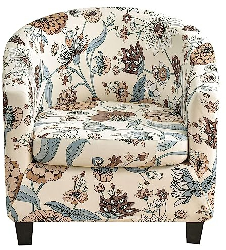 ZRCYXDW 2 Pezzi Copripoltrona Chesterfield Elasticizzat, Modello Copripoltrona Club Con Fondo Elasticizzato Morbido Antiscivolo Copripoltrona Da Cocktail Chesterfield Lavabile Per Soggiorno-C-2 pezzi
