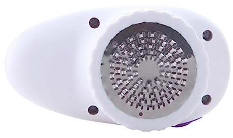 Raspador de Pies Eléctrico Blanco Cabezales Reemplazables Aaa | Abs Resistente, Diseño Desmontable, Gran Capacidad, Seguro y Antidesgaste