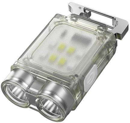 Chaies Lampe de Poche Porte-clés, Lampe de Poche LED Porte-clés - Lampes de Poche Porte-clés à Double lumière, élevés avec 6 Modes | Ouvre-Bouteille, Porte-clés Lumineux Pratique pour