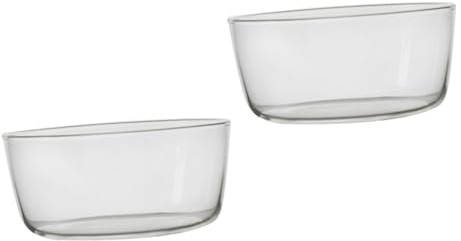 Alipis 2 Pièces bol sauces ramequin ustensiles de service pour charcuterie ramequins récipient transparent clair plat four plats à four saladier de légumes saladier en verre Un verre